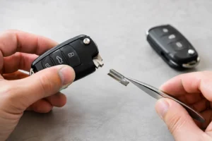 Broken Car Key Extraction Without More Damage